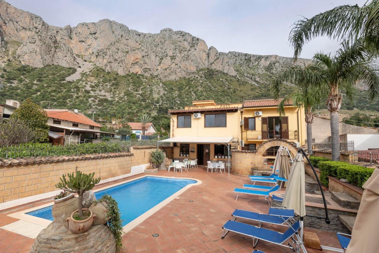 Alelida Villa Con Piscina Cinisi Exterior foto